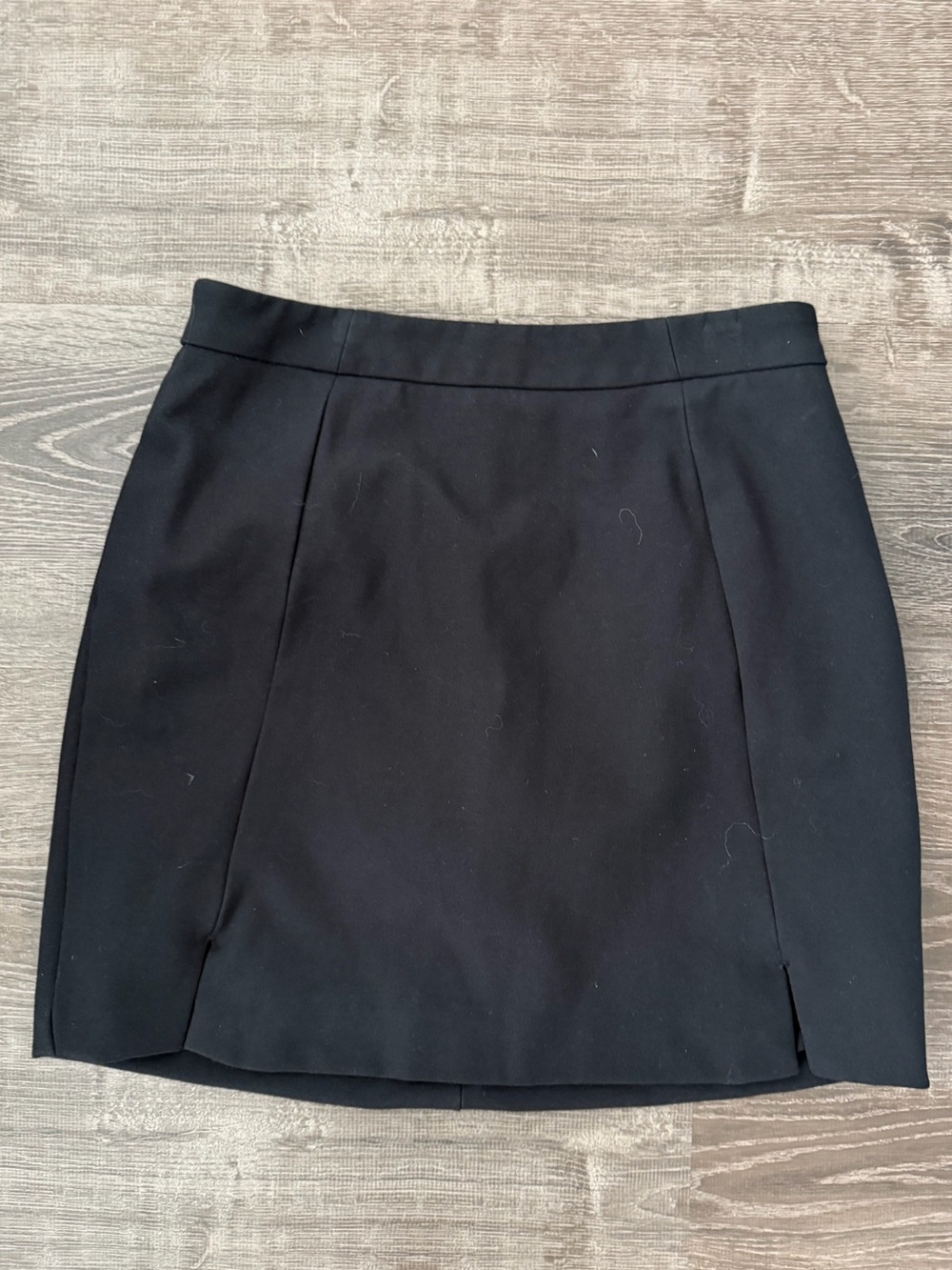Banana Republic Black Mini Skirt with Front Panels